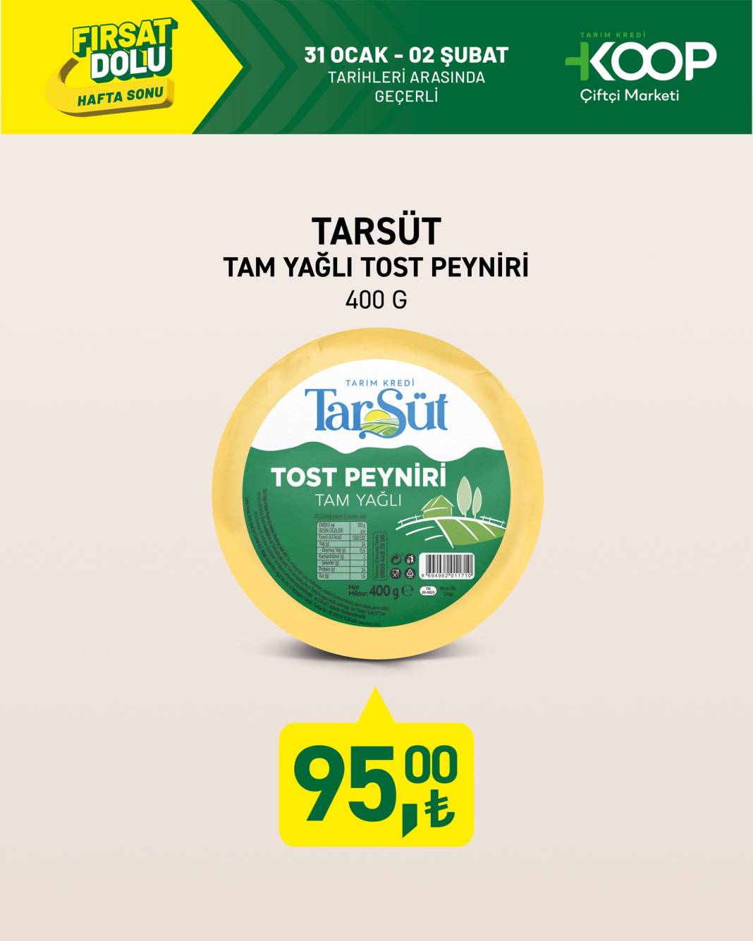 Tarım Kredi Market’in yeni fırsatları raflarda 32